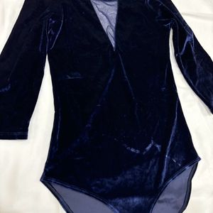 Navy Blue Bodysuit