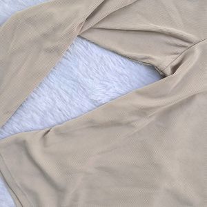 H&M Beige Square Neck Top