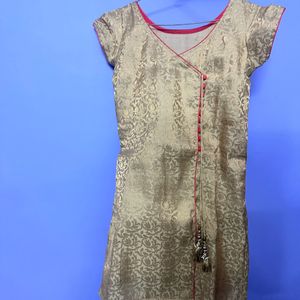 Pattu Febric Kurta -xs