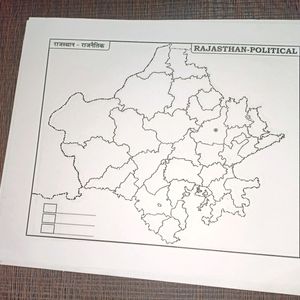 Rajasthan Political Map