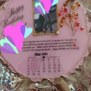 Anniversary / Birthday Photo Frame Resin Customise