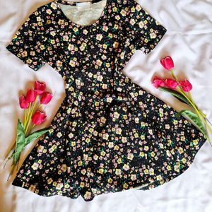 Cute Korean Brand Floral Dress