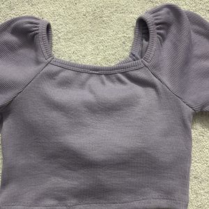 SSS Lavender Crop Top