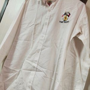 White Xl Size Shirt With Full Sleeves