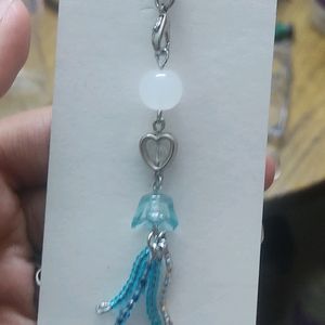 Blue Jelly Fish Phone Charms