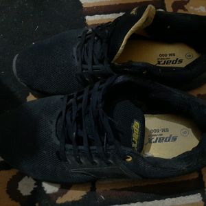 Sparx Black Shoes