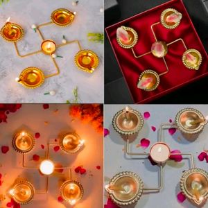 Combo Pack Of 4 Swastik Diya Usrli