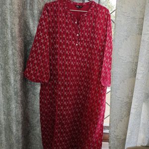 Be Indi Red Kurta