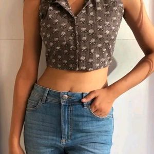 Halter Neck Crop Top