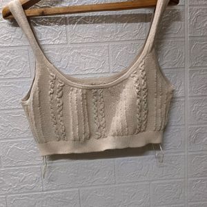 This chic Cream Bralet Top