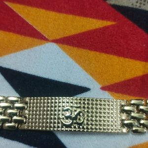 Om Gold Unisex Brecelet