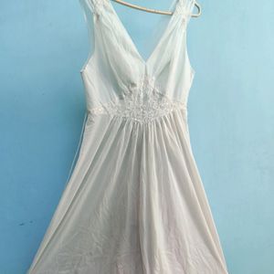 White Corset Design Frock