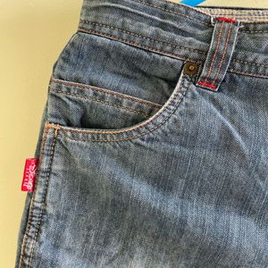 Washed / Shades Denim Shorts