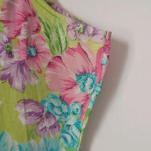 Floral Sleevless Top (Women)