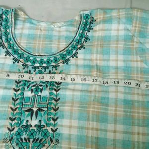 A Line 3/4 Sleevs Kurti