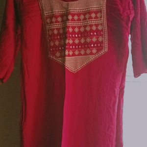 Straight Designer Kurta