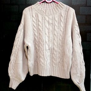 Knit Drop Shoulder Sweater