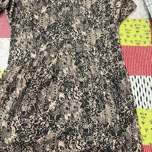 Zara Snake Print Dress