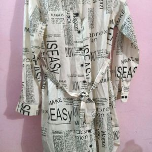 Brand New Combo Shirt Dress