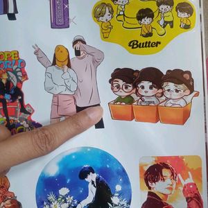 100 BTS Stickers