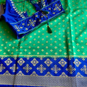 Tussar Silk Saree With Blouse