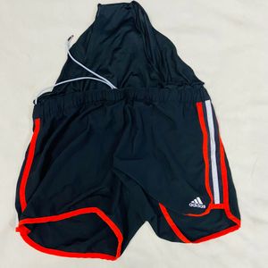 🇮🇩 Adidas Marathon 10 Running Black With Red
