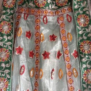 Lahanga , Dupatta And Blouse