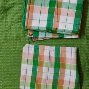 Bedsheets Single Cotton With Checks