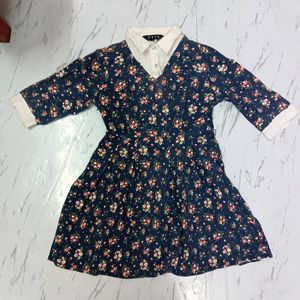 Flared Tunic Dress (Korean )