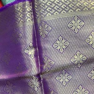 Saree with designer blouse