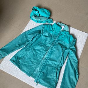 Green Raincoat Women