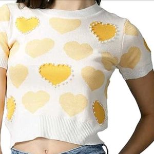 Heart shaped pearl top