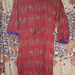 JAIPUR PRINT KURTI FOR WOMEN