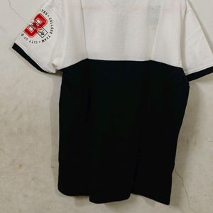 Brand New With Tags Black & White POLO TSHIRT - XL