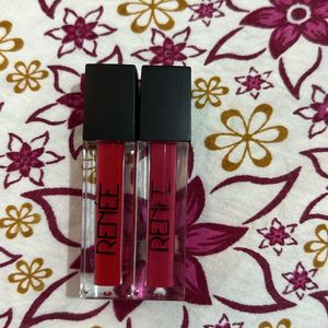 SALE ❤️ RENEE LIQUID MATTE MINI LIPSTICK SET OF 2