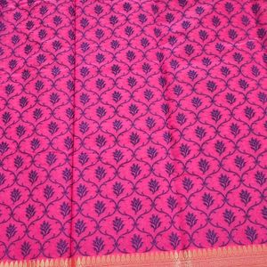 pure cotton silk sari