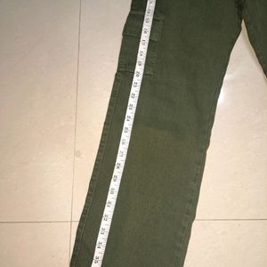 New Olive Green Cargo Pants