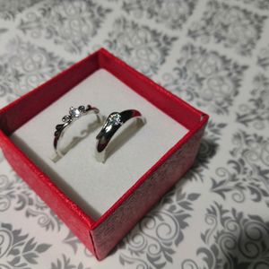 Couple Rings Set For Valentine's Day Gift