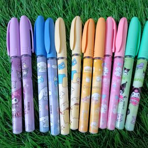 Set Of 12 Sanrio Character Gel Pens