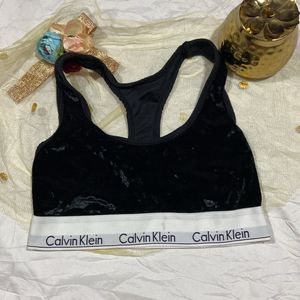 Celvin Klein Velvet Like New Sports Bra