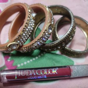 Combo Bangles and Lipstick