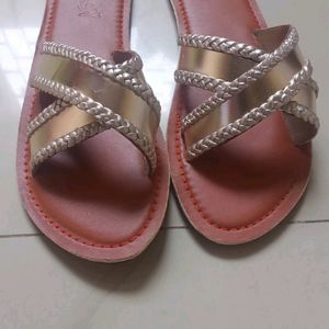 Flip Flops Leather Shoes