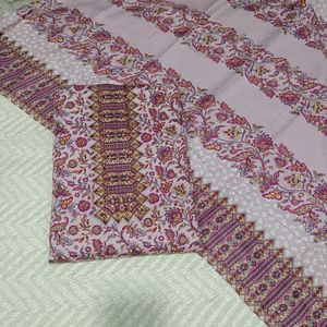 Jaipuri Printed Pashmina Suit