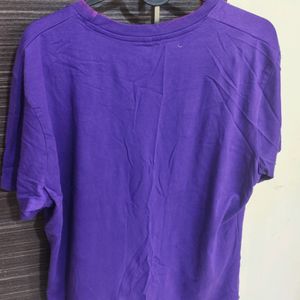 Used NUTELLA PURPLE TSHIRT XL XXL