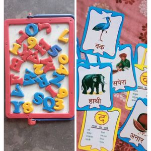 Magnetic Alphabet And Card Book