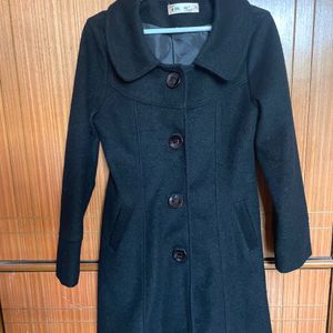 Korean Women's Black Coat