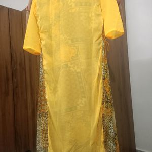 Long Kurti With Legging Dupatta