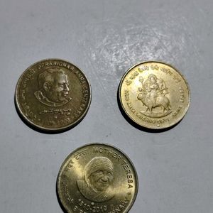 3 Indian Coins With Picture