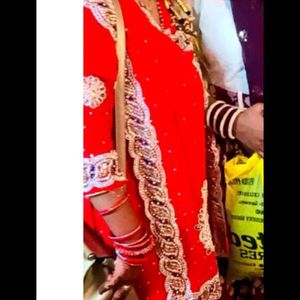 Bridal Suit Patiala With Dupatta