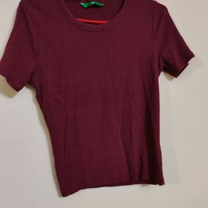 Dip Maroon Top (Women's)